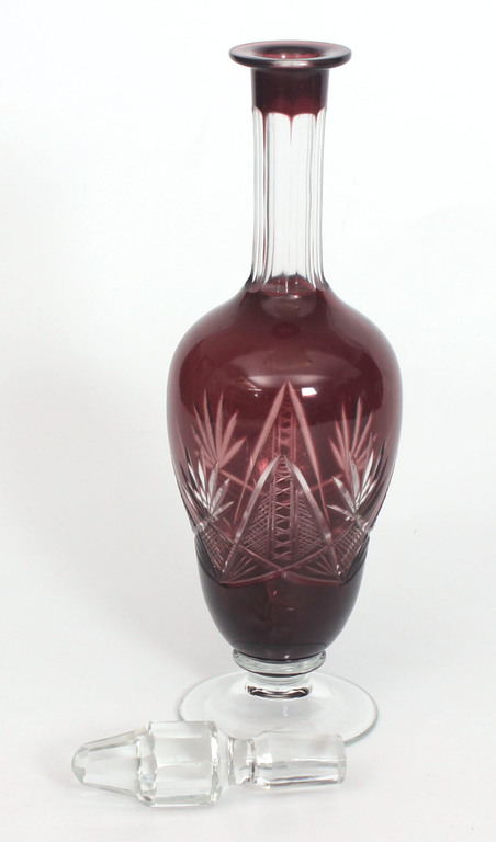 Crystal-glass decanter 