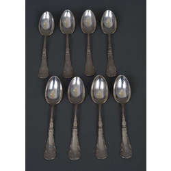 Silver spoons (8 pcs)