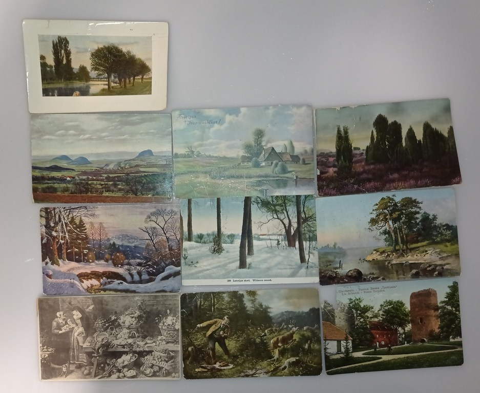 Коллекционные открытки 10 шт.