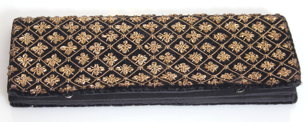 Women's handbag with embroidery - handmade