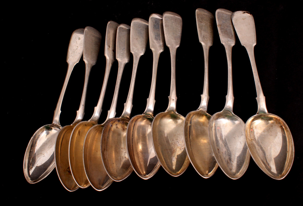 Silver spoons 10 pcs.