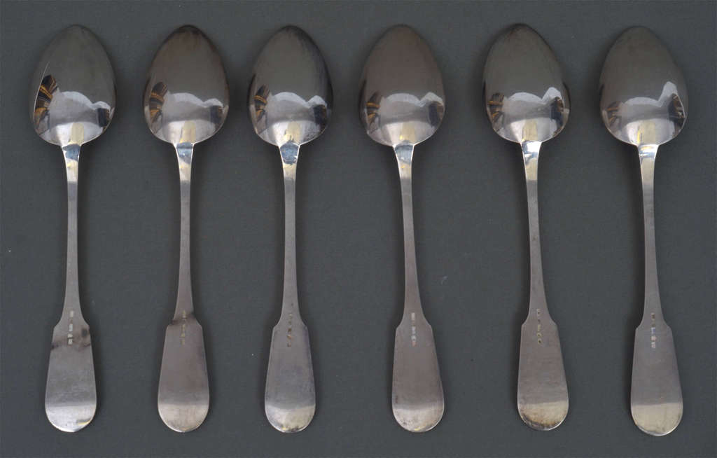 Silver spoons (6 pcs)