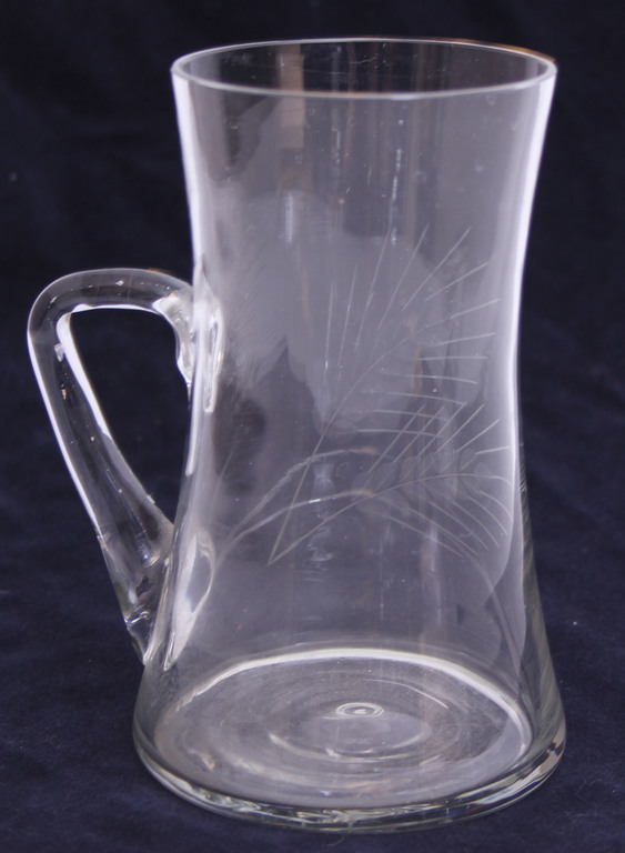 Glass beer cup