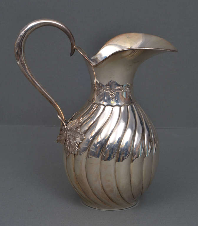 Silver wine jug