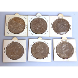 Collection of various coins