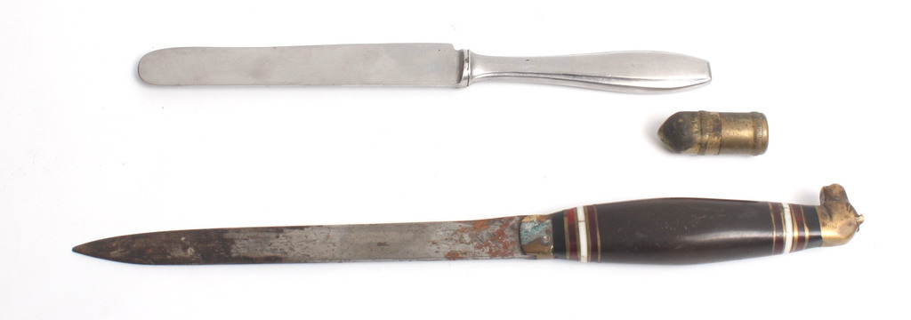 Немецкая армейская зажигалка, нож, нож ручной работы