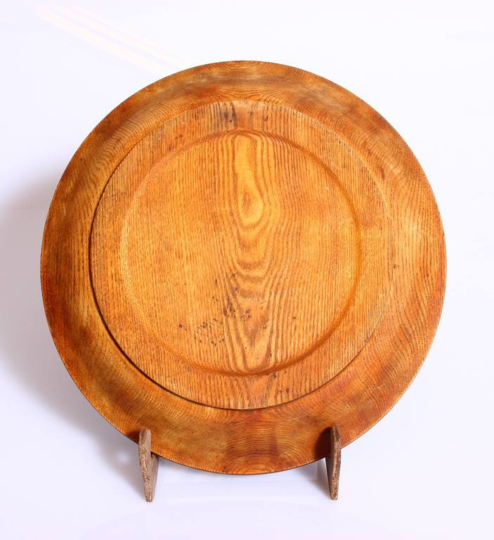 Decorative wooden plate