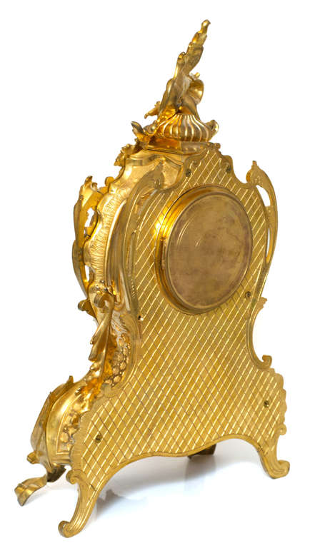 Rococo style clock