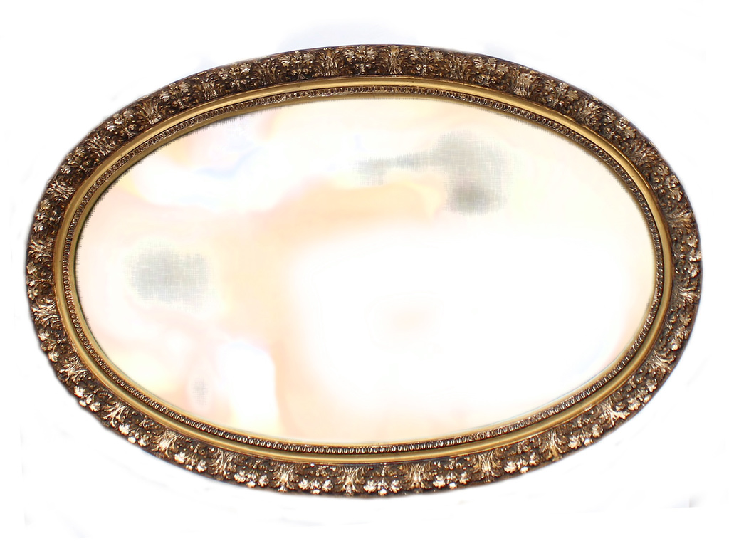 Gilded wooden mirror