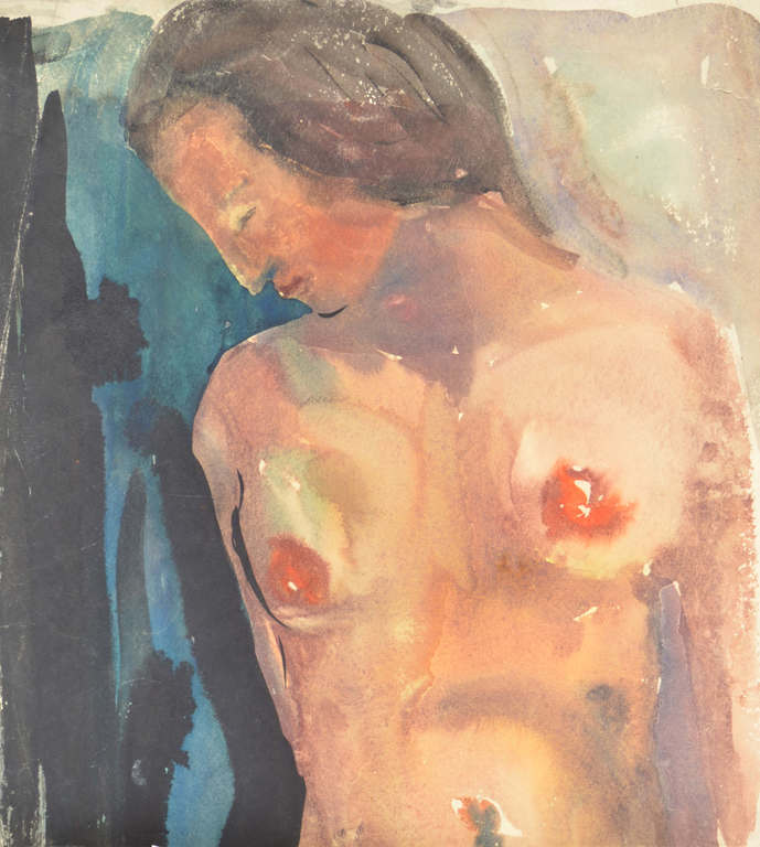 Two-sided painting - Portrait / Nude