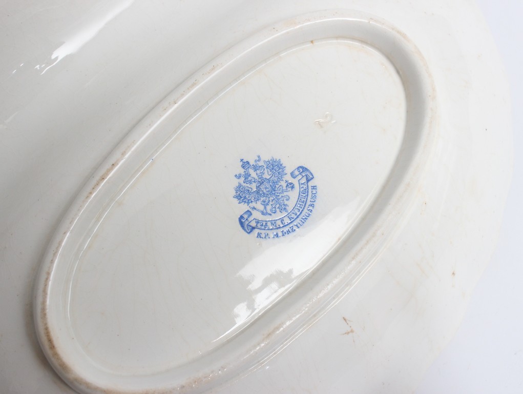 Faience bowl for fruits