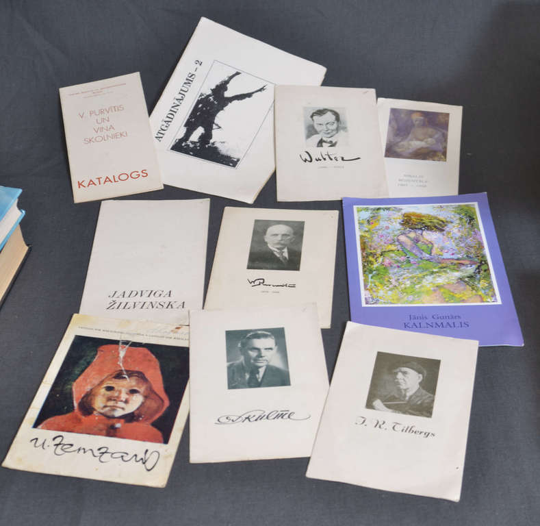 Selection of artists' booklets (10 pcs.)