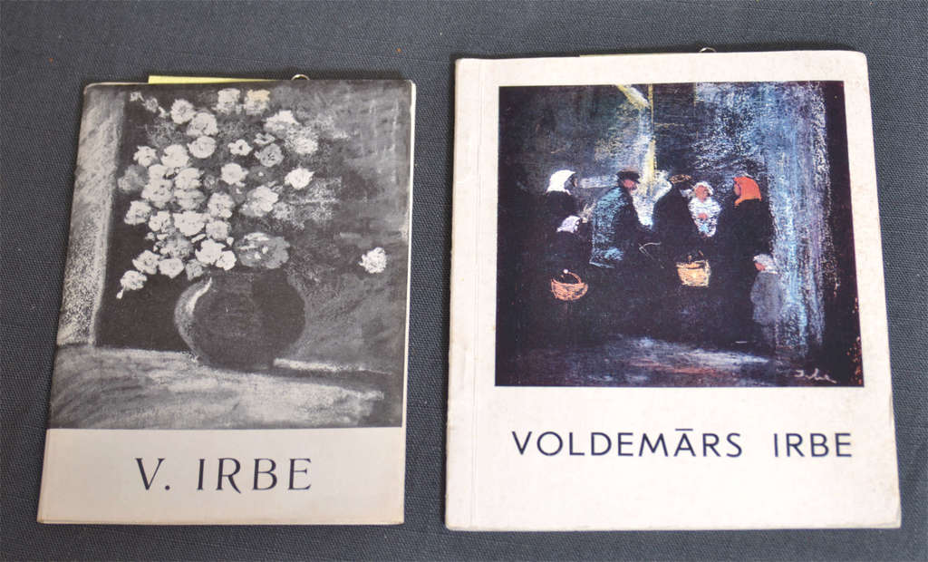 Catalogs of exhibitions of Voldemārs Irbe's works of art (2 pcs.)