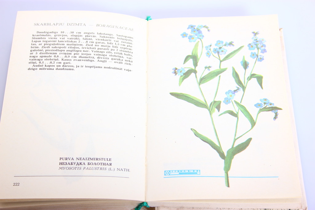 Книга «Познакомимся с Латвийскими растениями».