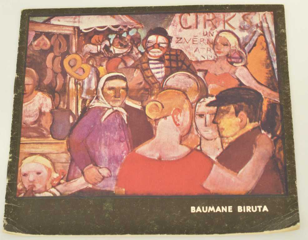 Birutas Baumanes gleznu izstādes katalogs