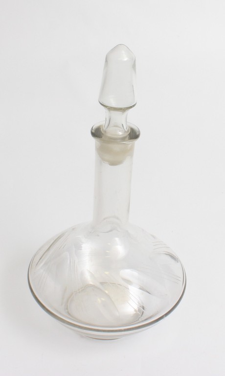 Glass decanters 3 pcs.