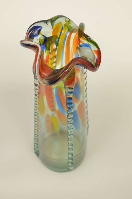 Colorful glass vases (3 pcs.)