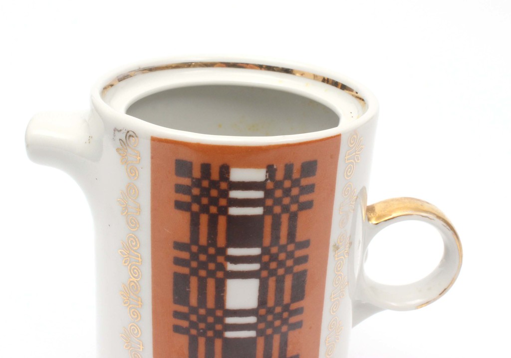 Porcelāna tējas dzeršanas komplekts (Kanna un viena krūzīte)