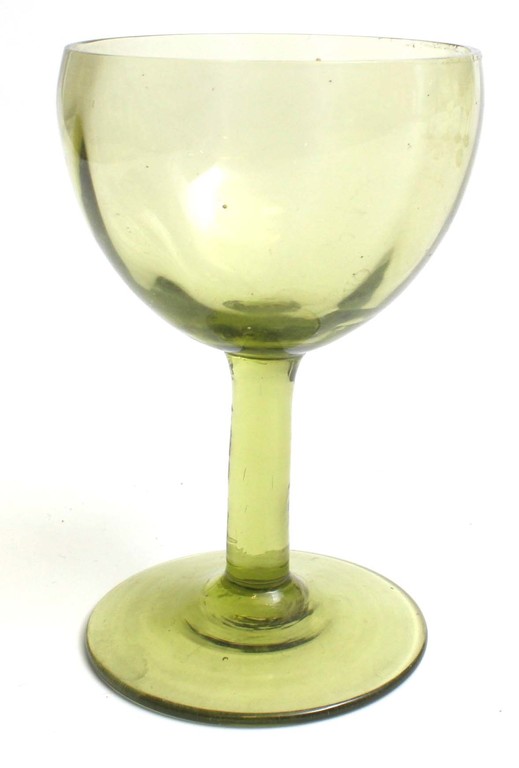 Zaļas krāsas stikla glāzes (6 gab.)