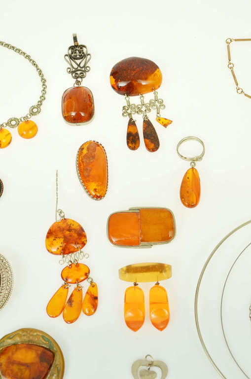 Various amber products