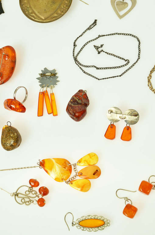 Various amber products