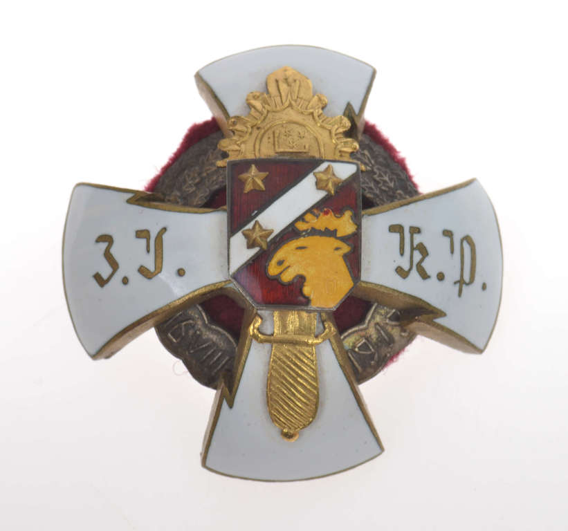 Значок Елгавского пехотного полка