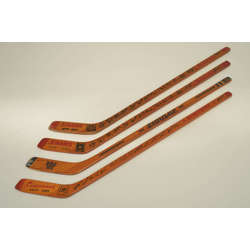 Wooden hockey sticks 