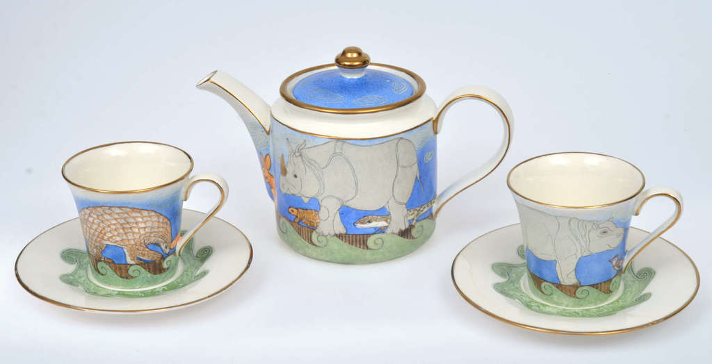 Porcelain set for two persons 