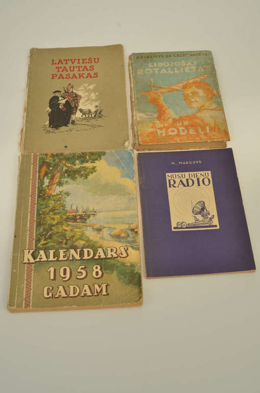 4 different books -