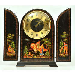 Fireplace clock 