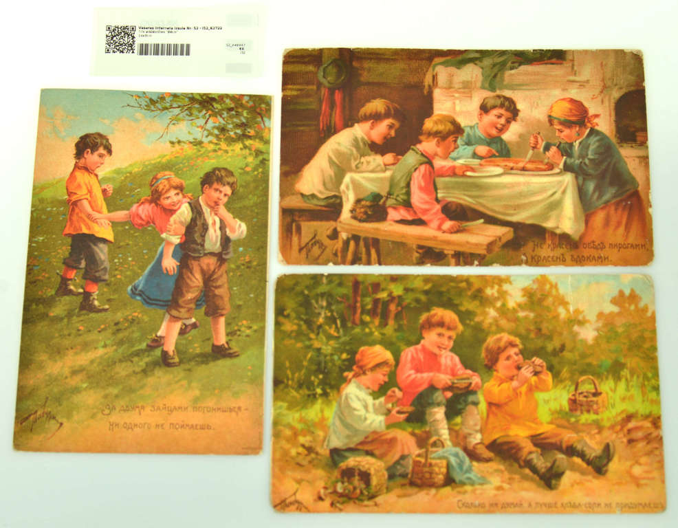 Three postcards 