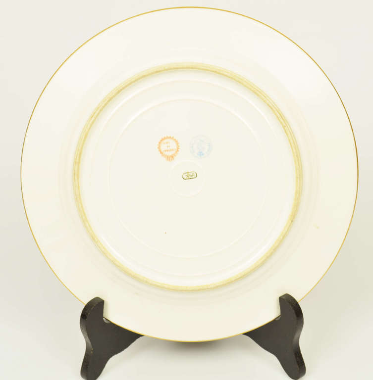 Porcelain plate from the Royal Hunting Service