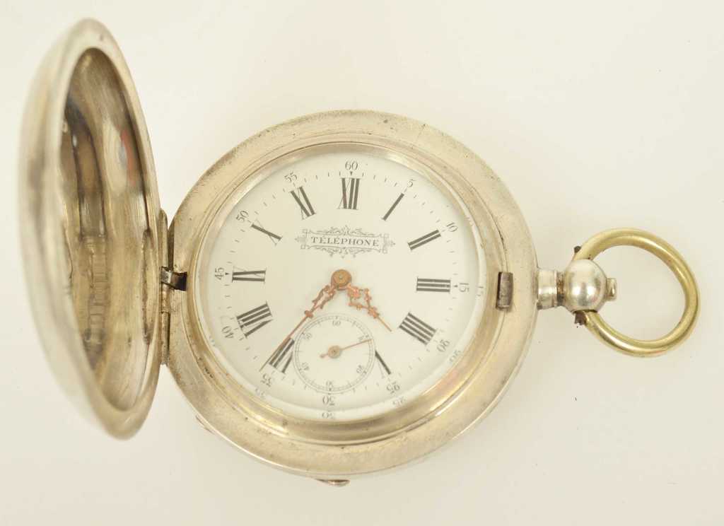 Часы карманные серебряные (в рабочем состоянии) 