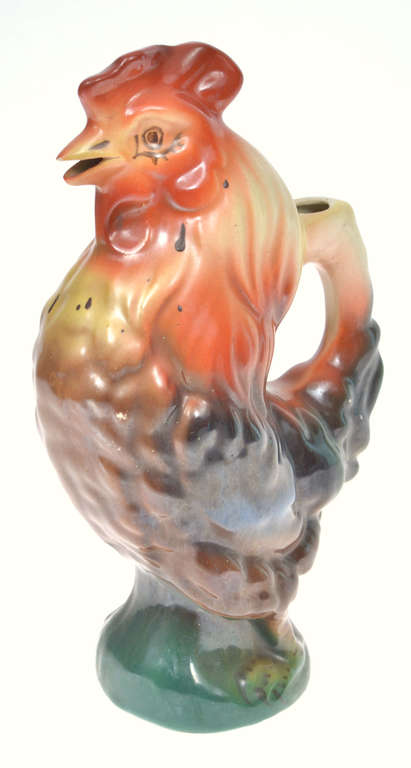 Faience decanter Rooster without cork