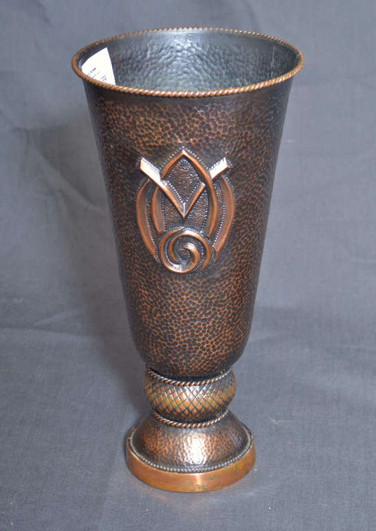 Copper award cup 
