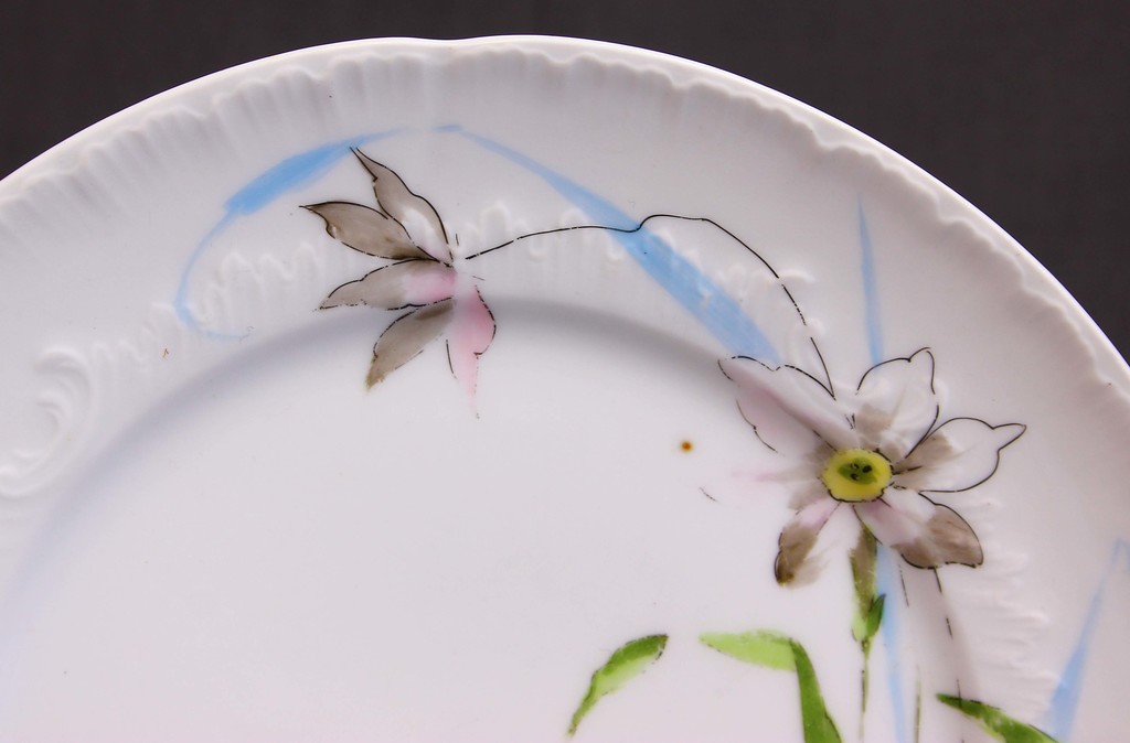 Art Nouveau porcelain plate 