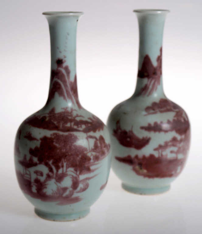 Chinese porcelain vases - a couple