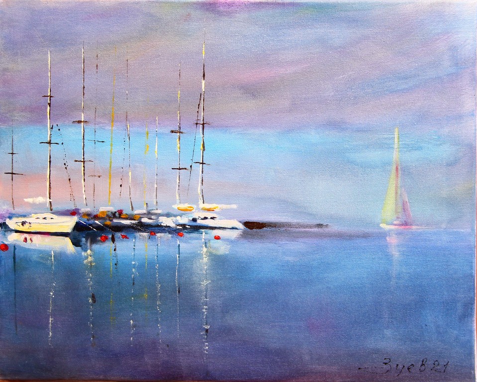 Yachts in Engure
