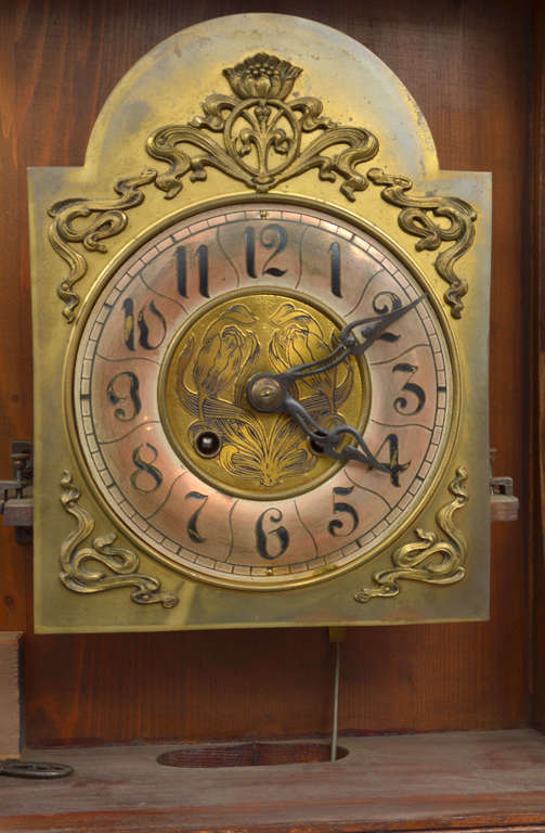 Art Nouveau wall clock