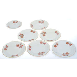 Porcelain plates 1 + 6 pcs