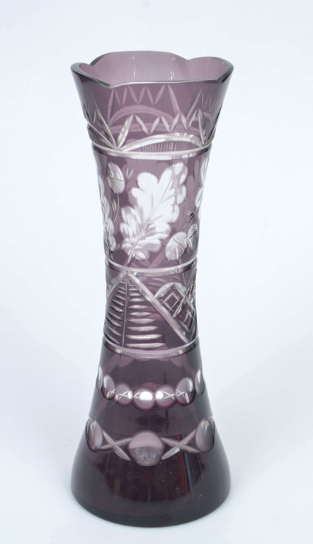 Стеклянная ваза Ilguciems