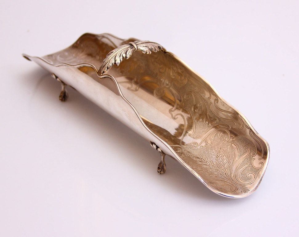 Silver bread bowl