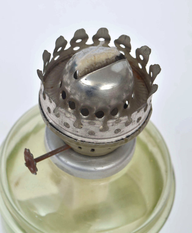 A small kerosene lamp