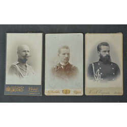 Photos with Tsar's army soldiers 3 pcs.