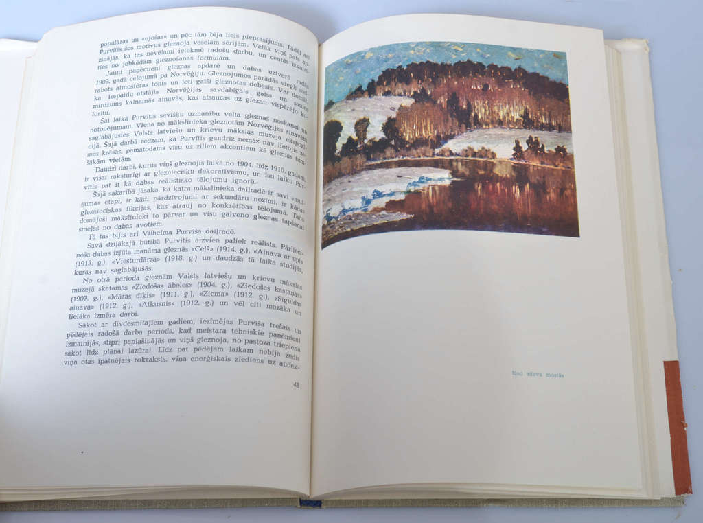 4 книги о латвийских художниках - ''V. Purvītis, Rozentāls, T. Zaļkalns, Ģ. Vilks''
