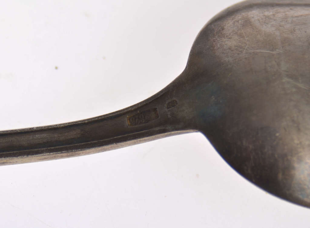 Two silver tablespoons