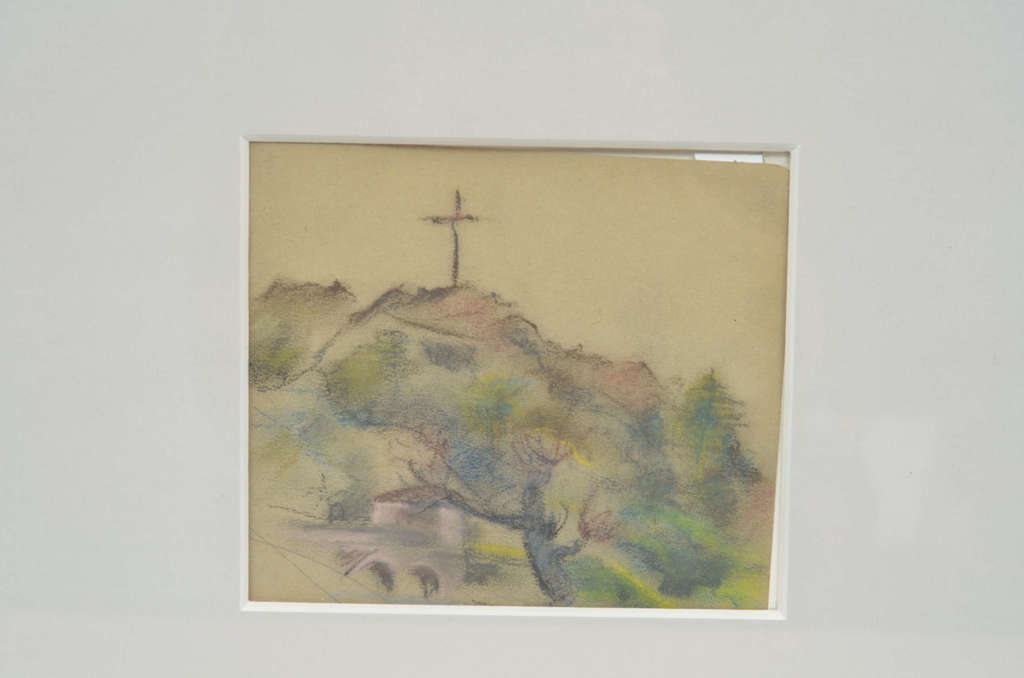 Landscape with a cross. France