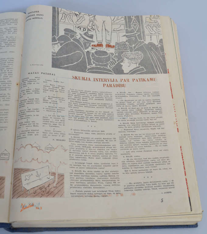 Magazine ''Dadzis 1958-1959''