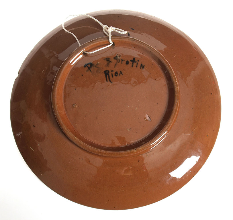 Keramikas šķīvis “Siena pļauja”