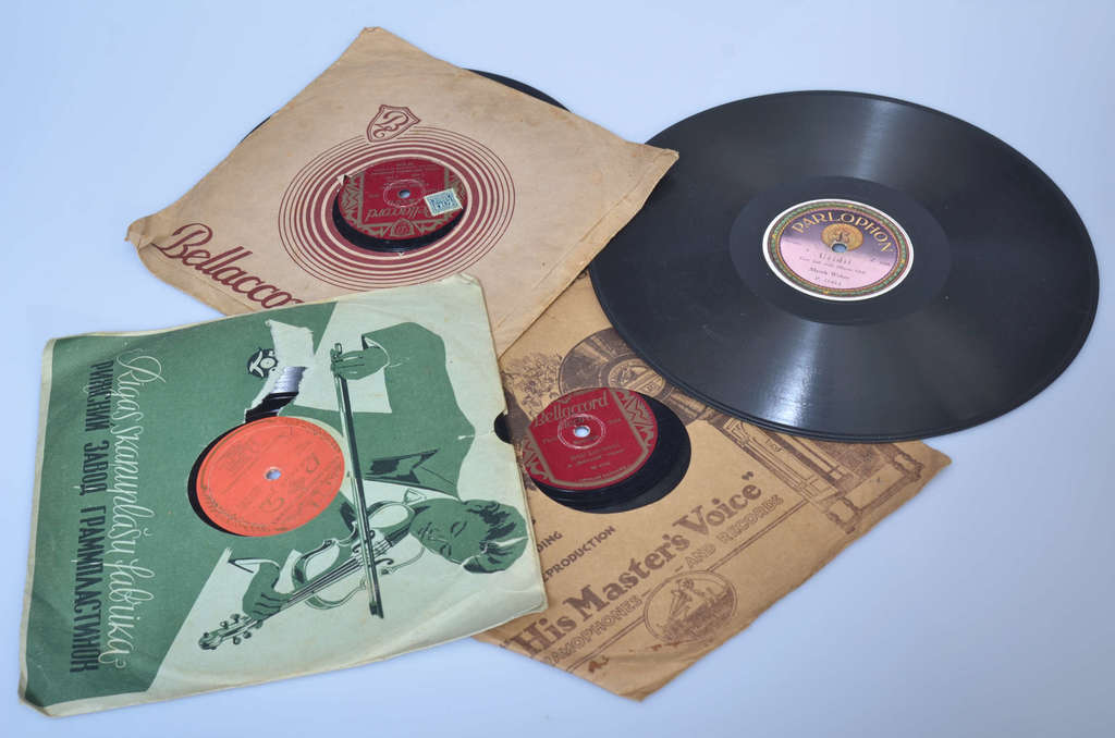 Vinyl records Bellacord, Riga Recorder Factory, Parlophon